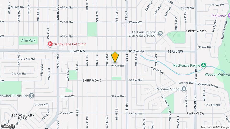 9402 150 St NW Map and Location Details