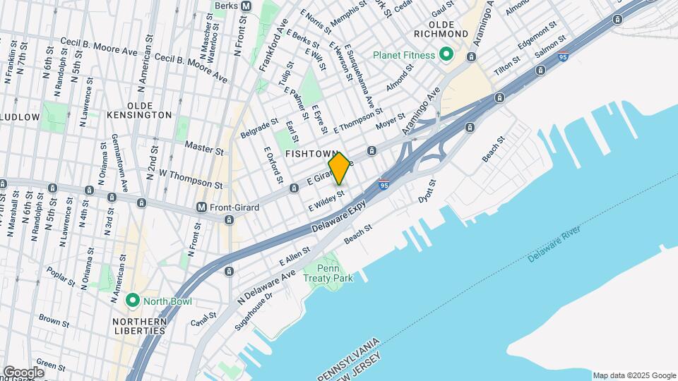 1101 E Palmer St Mapa y Detalles de la Ubicación