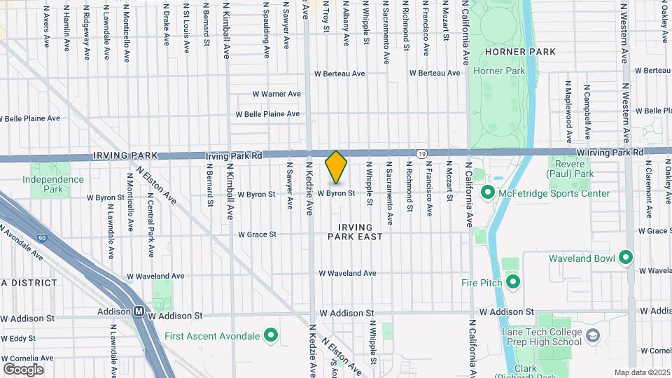 3118 W Byron St Map and Location Details