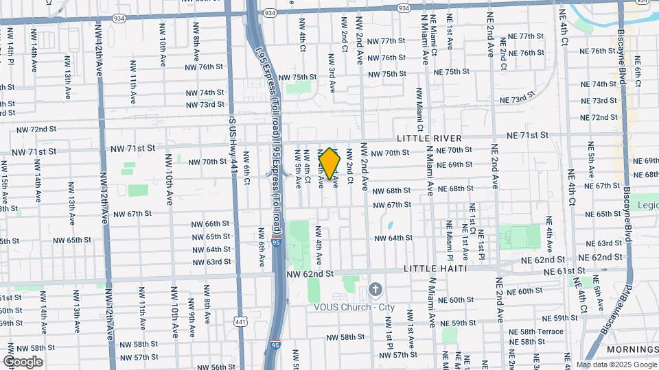 6810 NW 3rd Ave Map and Location Details