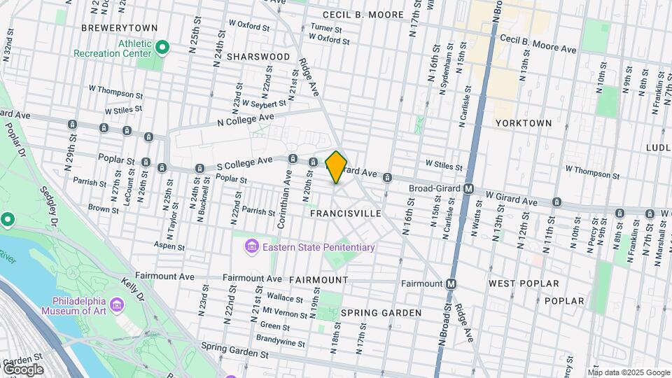 909 N 19th St Map and Location Details