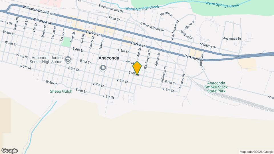 807 E 5th St Map and Location Details