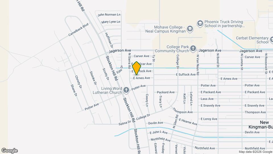 1175 E Ames Ave Map and Location Details