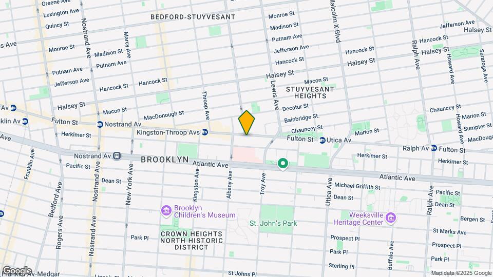 1588 Fulton St Map and Location Details