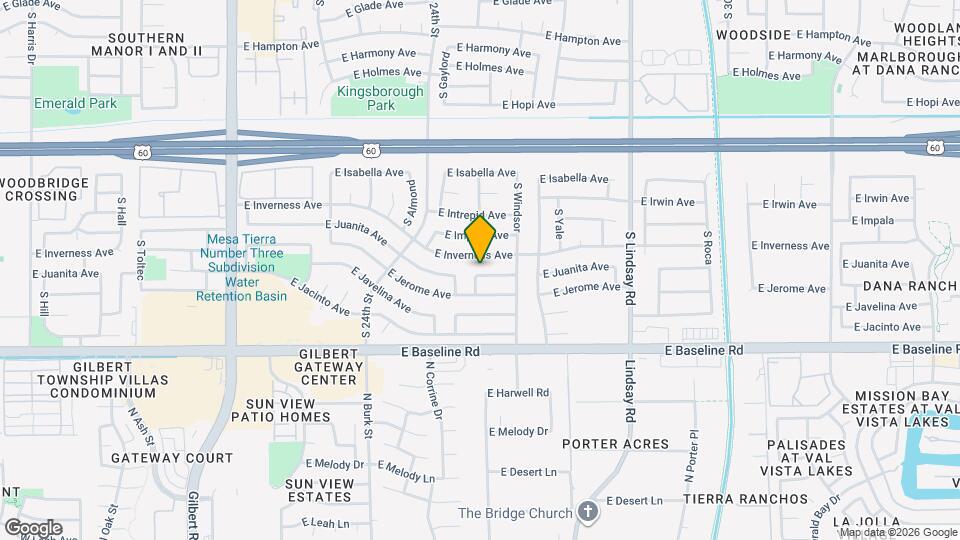 2526 E Juanita Ave Map and Location Details