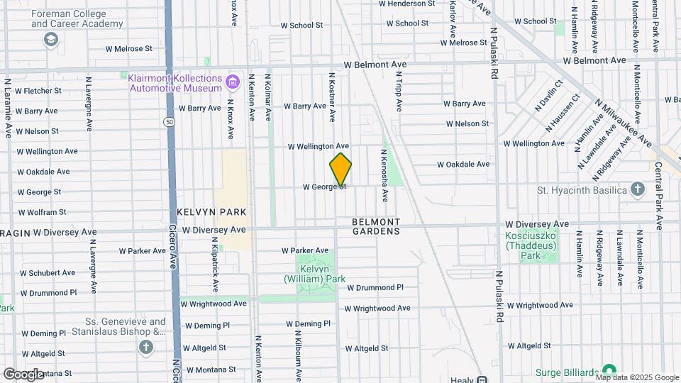 2855 N Kostner Ave Map and Location Details