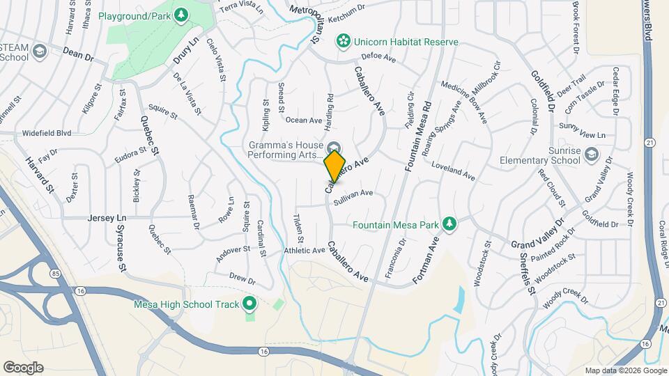 7181 Caballero Ave Map and Location Details