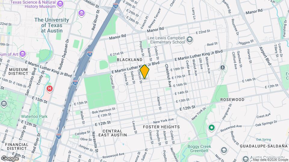 1904 E 17th St Map and Location Details