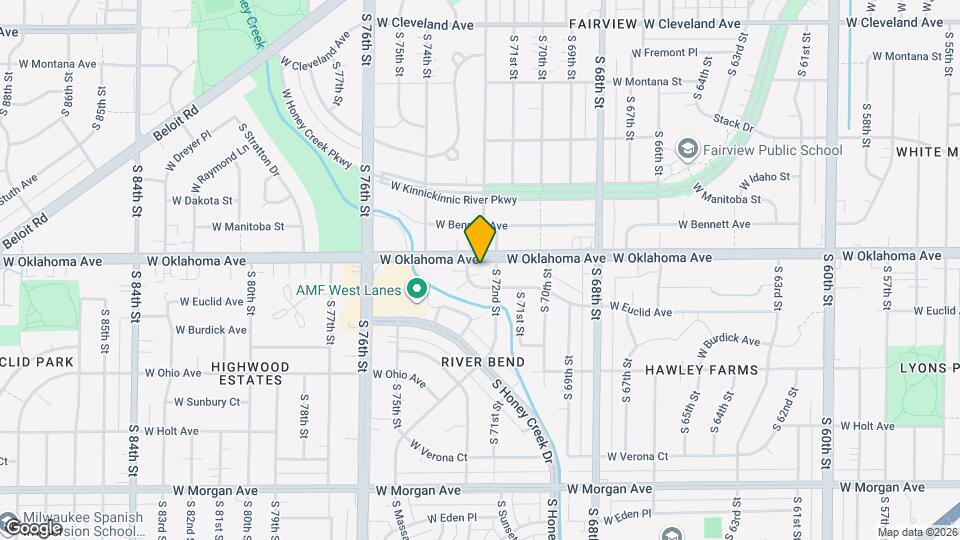 7221 W Oklahoma Ave Map and Location Details