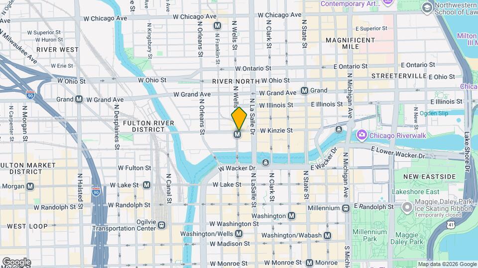 169 W Kinzie St Map and Location Details