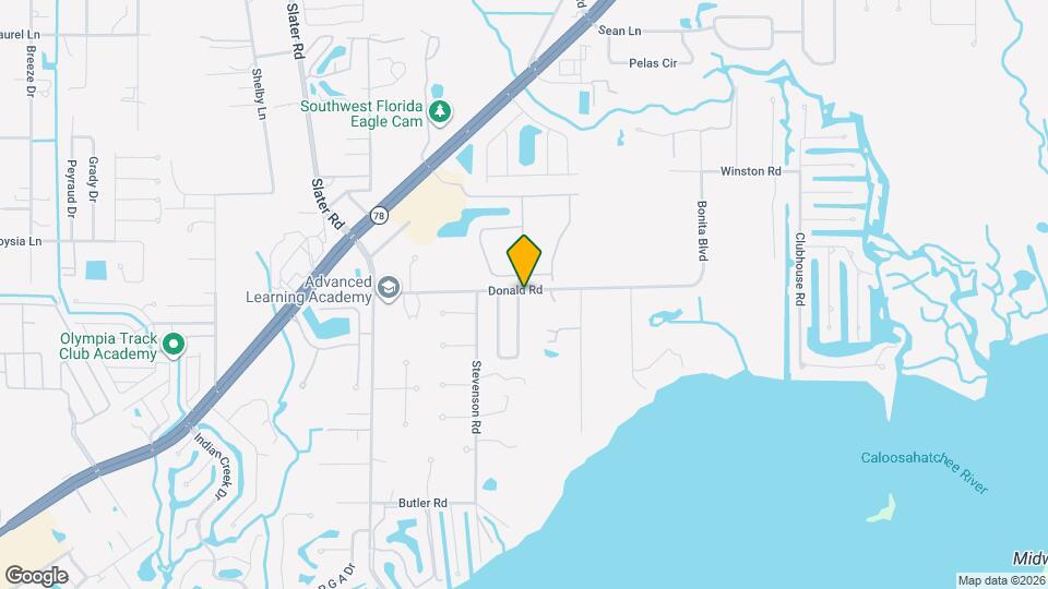 1144 Donald Rd Map and Location Details
