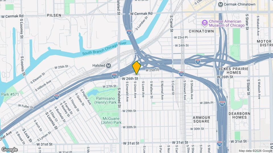 710 W 26th St Map and Location Details