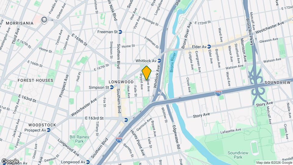 1053 Longfellow Ave Map and Location Details