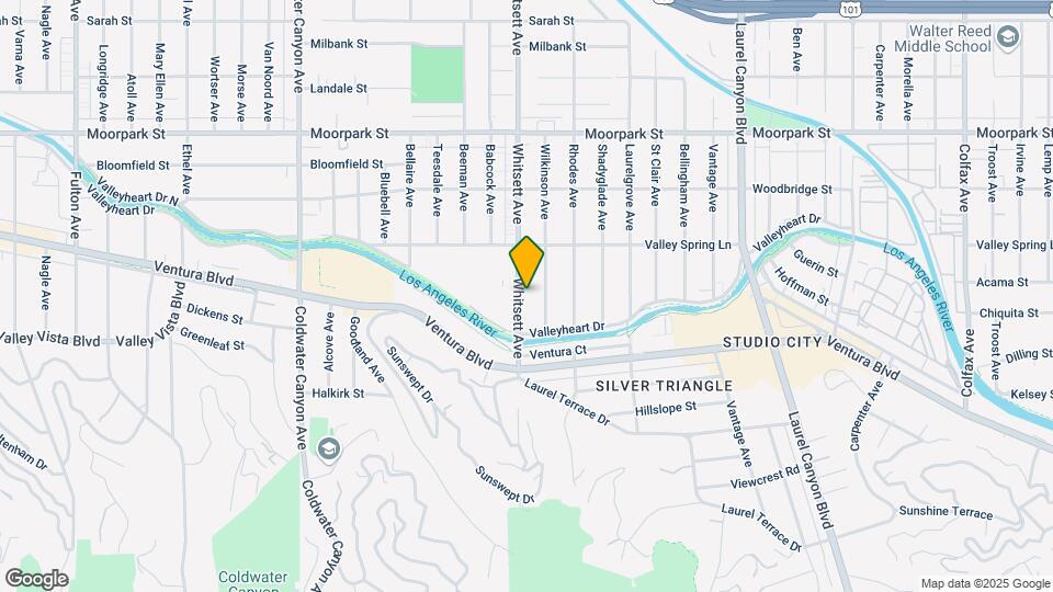 4104 Whitsett Ave Map and Location Details