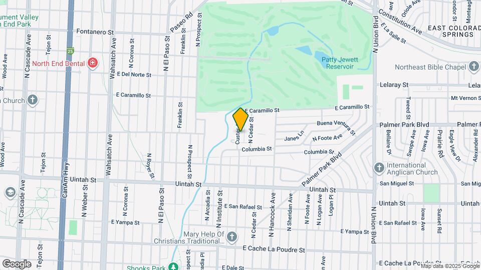 1419 Custer Ave Map and Location Details