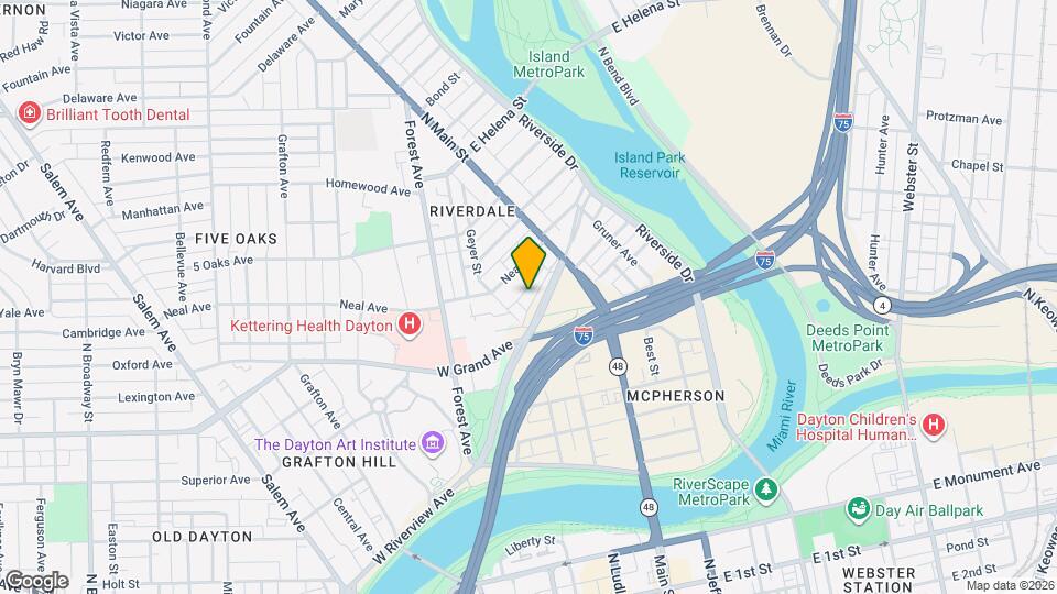 57 W Great Miami Blvd Map and Location Details