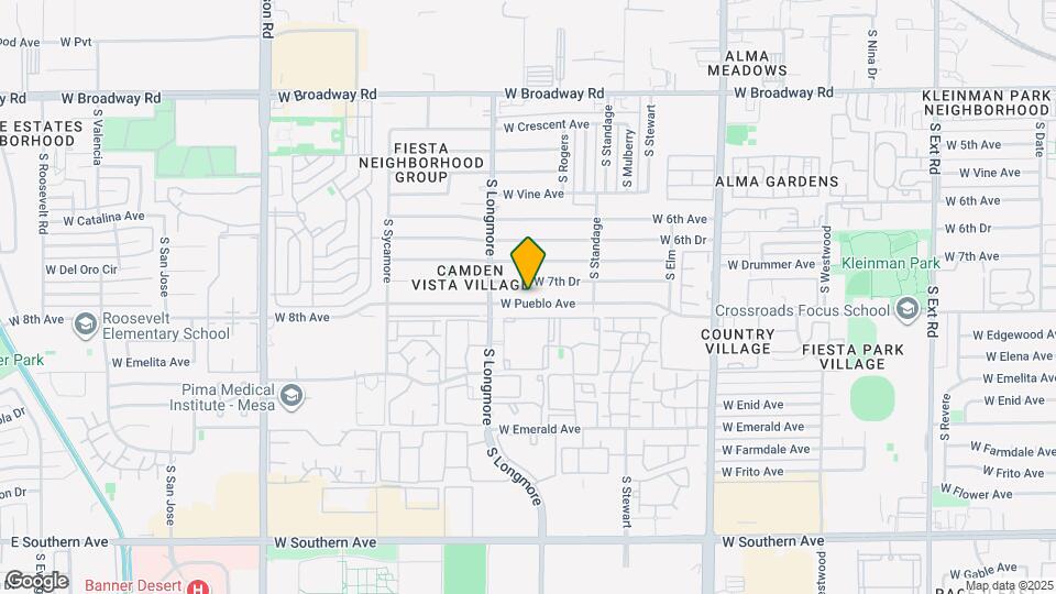 1516 W Pueblo Ave Map and Location Details