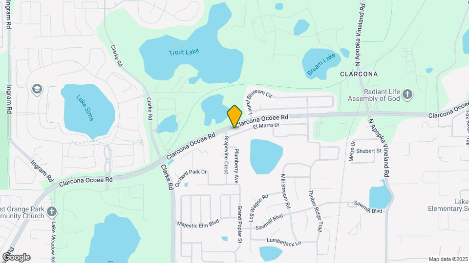 2062 El Marra Dr Map and Location Details