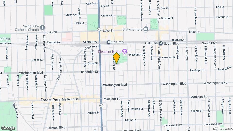 244 S Marion St Map and Location Details