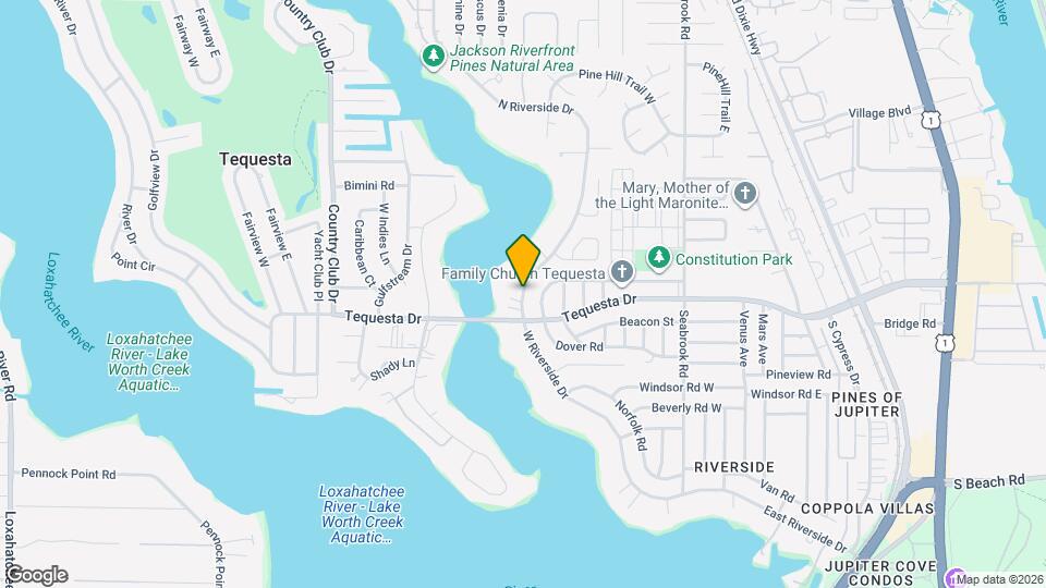 391 W Riverside Dr Map and Location Details