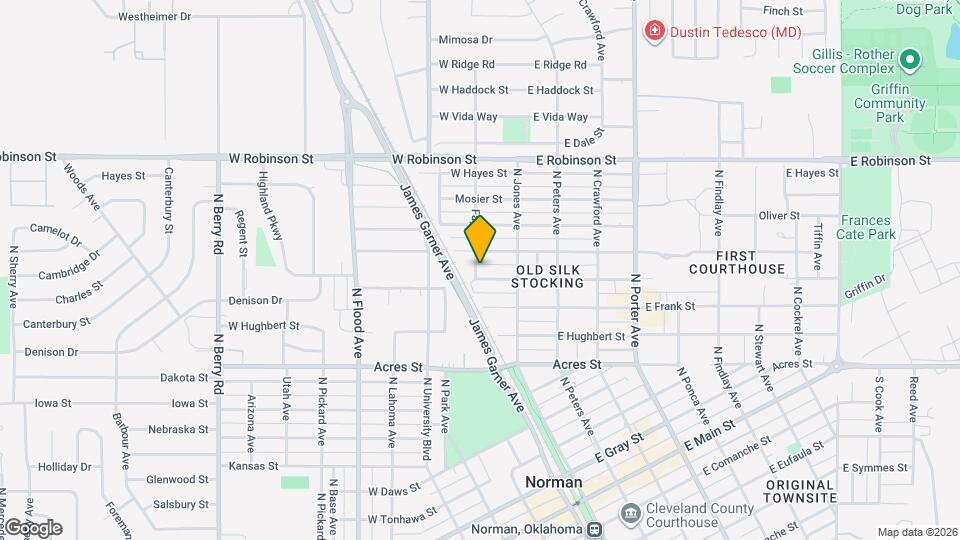 131 W Rich St Map and Location Details