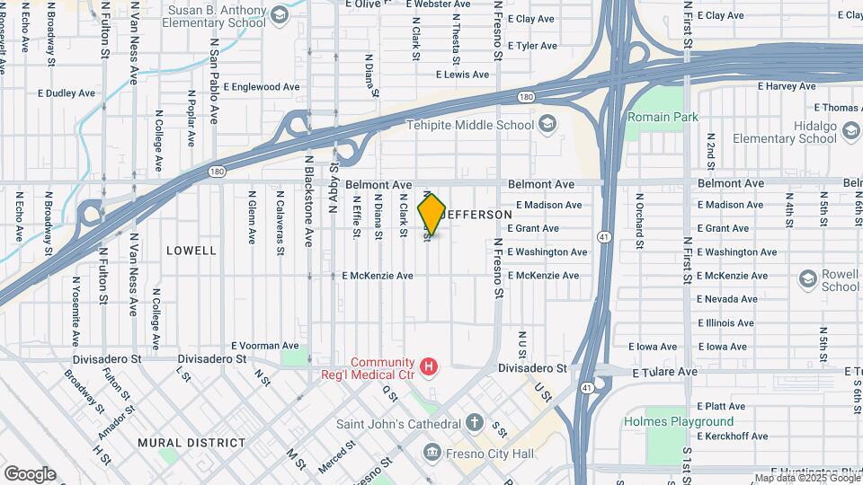 358 N Valeria St Mapa y Detalles de la Ubicación