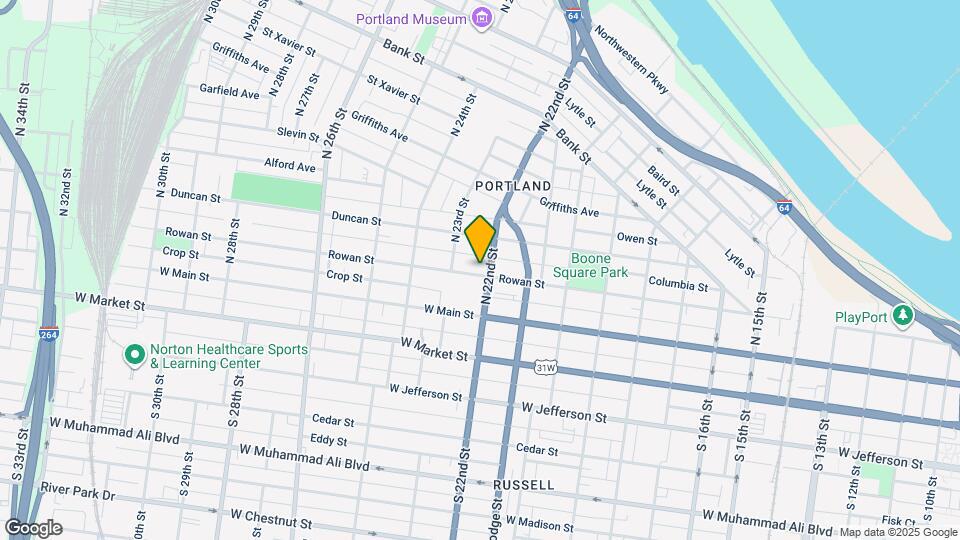 2209 Rowan St Map and Location Details