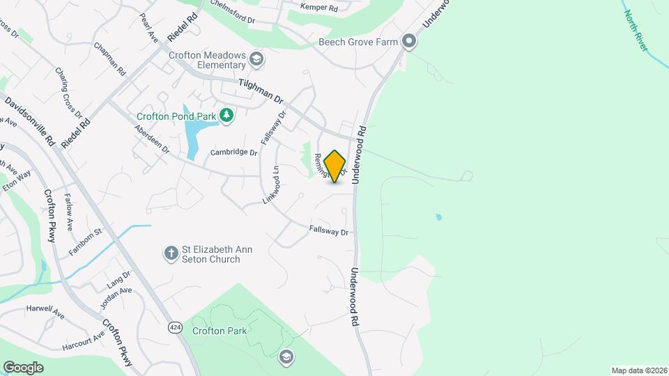 2526 Log Mill Ct Map and Location Details