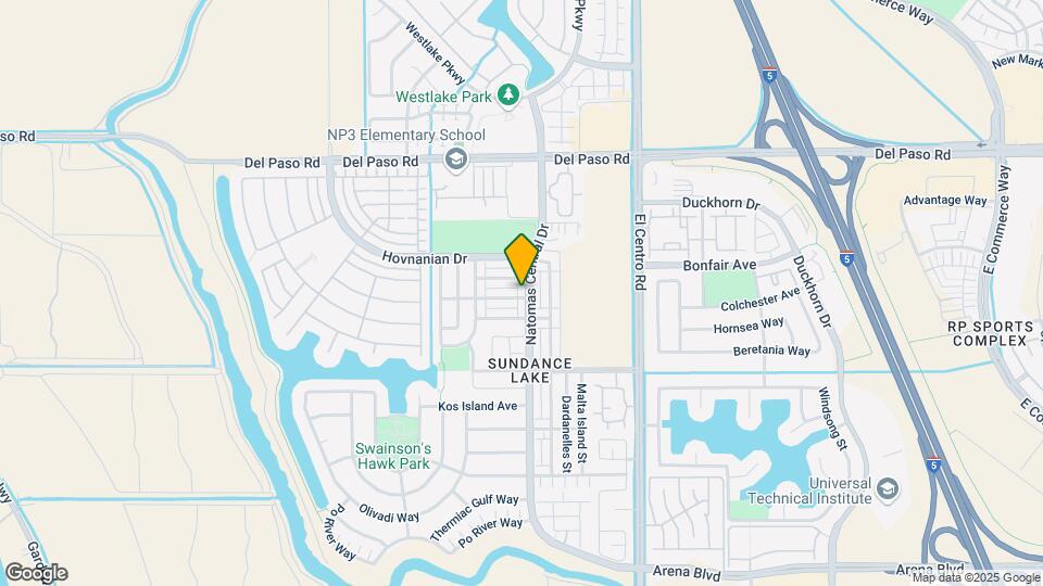 4431 Natomas Central Dr Map and Location Details