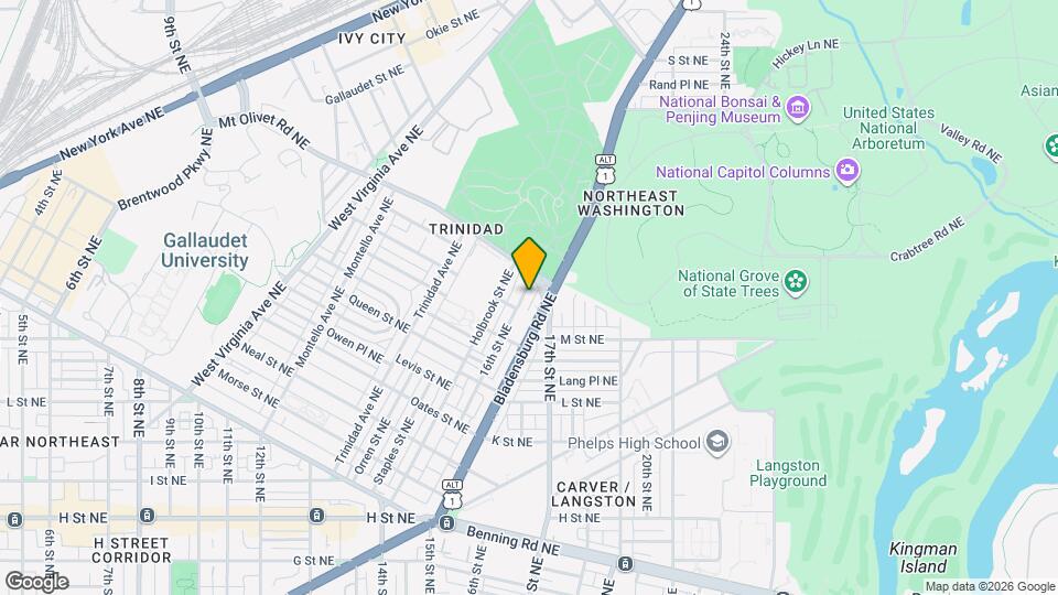 1259 16th St NE Map and Location Details