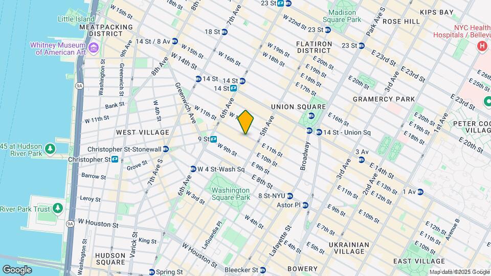 22 W 11th St Mapa y Detalles de la Ubicación