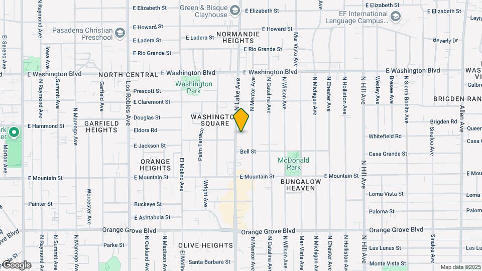1080 N Lake Ave Map and Location Details