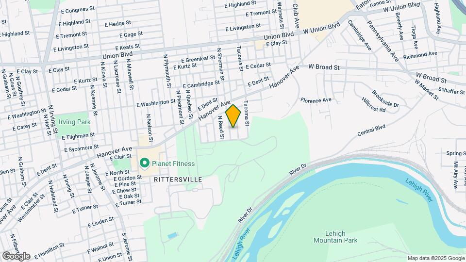 621 N Sherman St-Unit -2 Map and Location Details