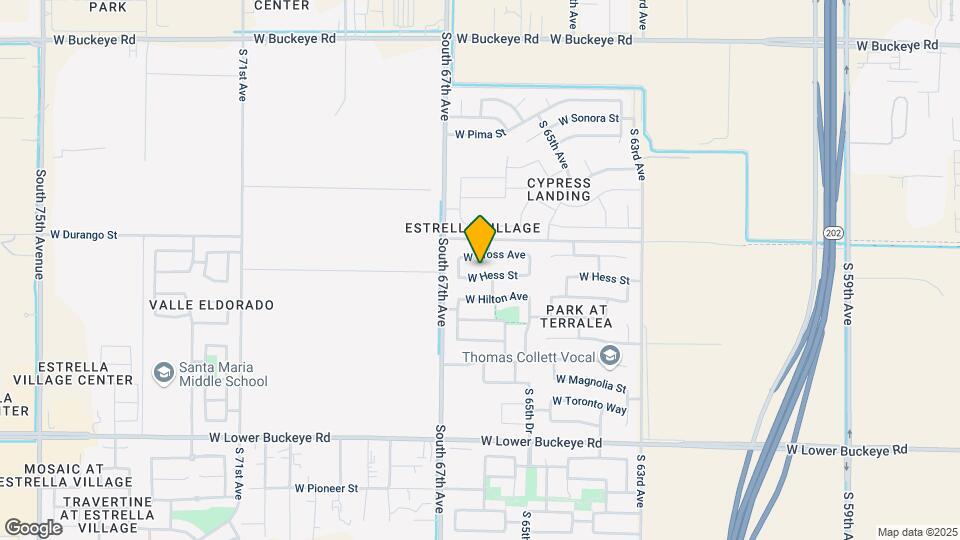 6614 W Hess St Map and Location Details