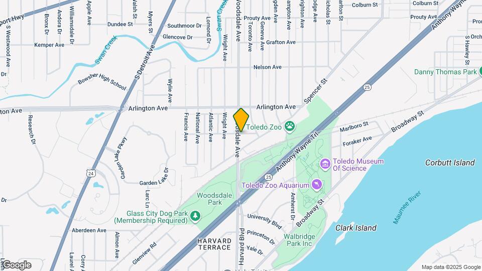 1001 Woodsdale Ave Map and Location Details