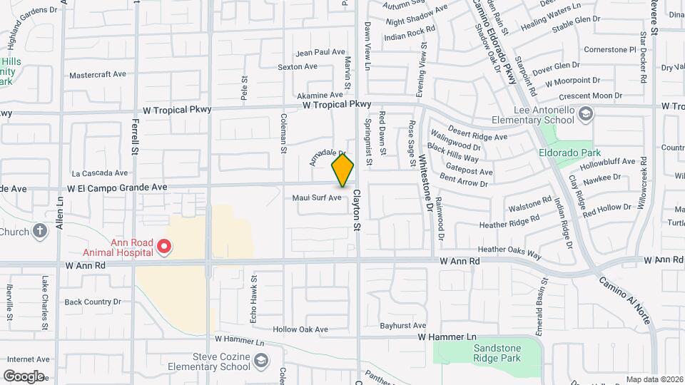 2030 Maui Surf Ave Map and Location Details