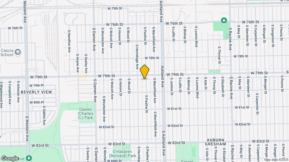 7926 S Paulina St Mapa y Detalles de la Ubicación
