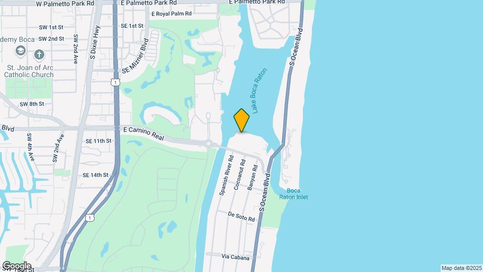 Boca Inlet Map and Location Details