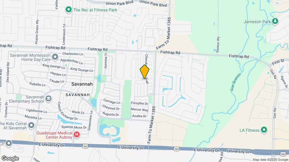 1421 Cherokee Rose Trail Map and Location Details