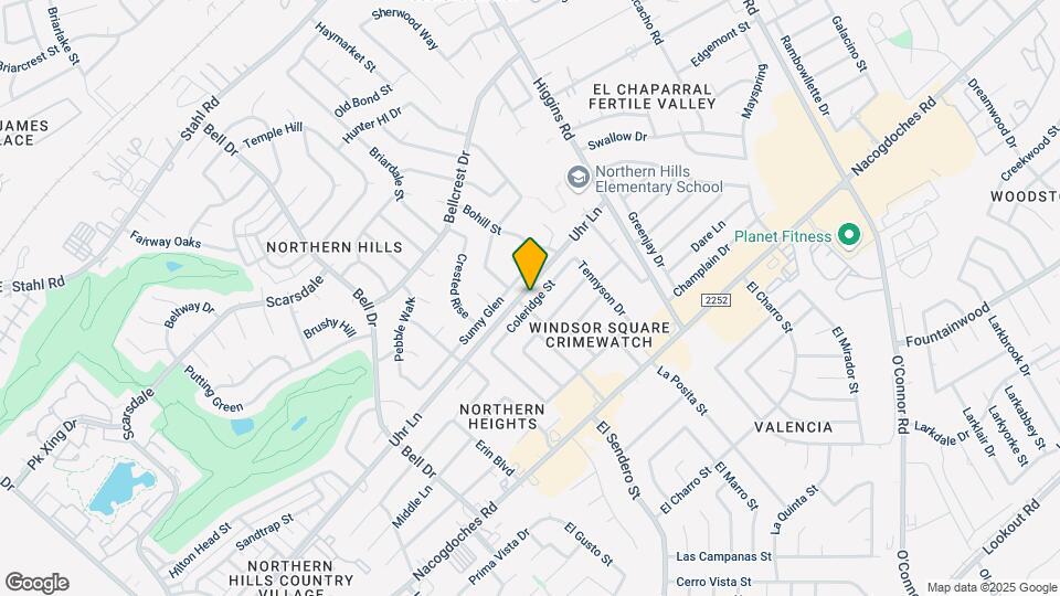 13607 Coleridge St Map and Location Details