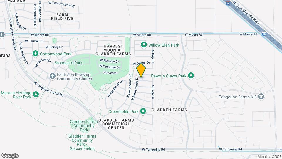 12497 N Hirsutum Dr Map and Location Details