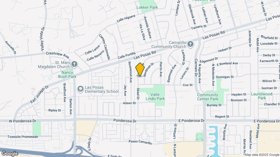 1104 Skeel Dr Map and Location Details