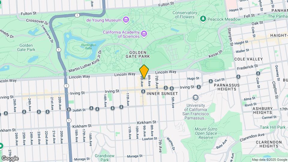 1250 9th Ave Mapa y Detalles de la Ubicación