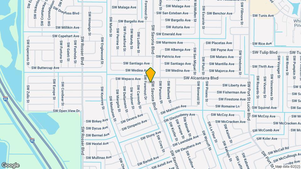 3572 SW Savona Blvd Map and Location Details