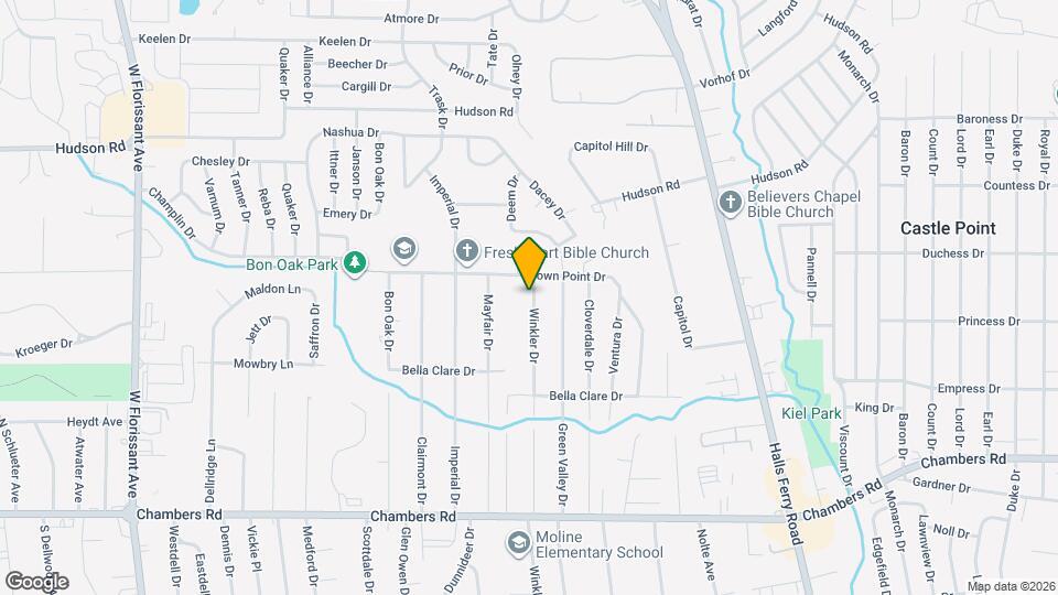 10185 Winkler Dr Map and Location Details