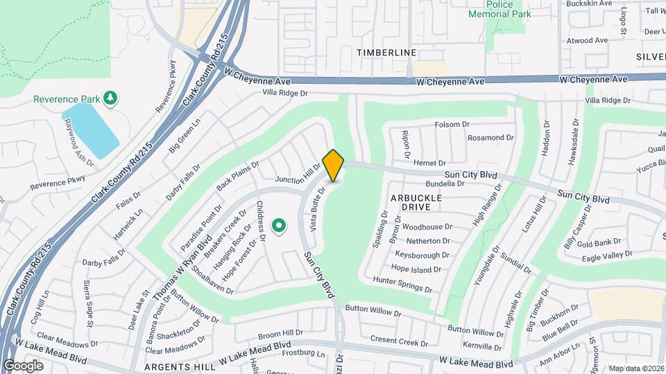 2916 Vista Butte Dr Map and Location Details