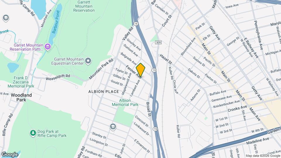 41 Fenner Ave Map and Location Details