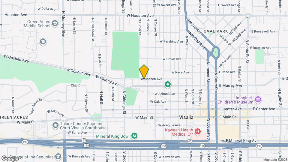 1017 W Goshen Ave Map and Location Details