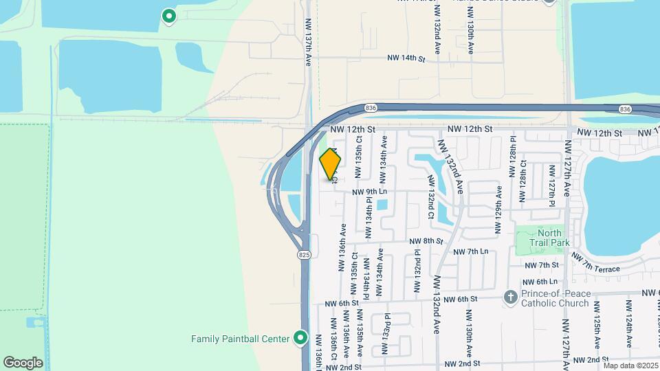 986 NW 136th Ct Map and Location Details