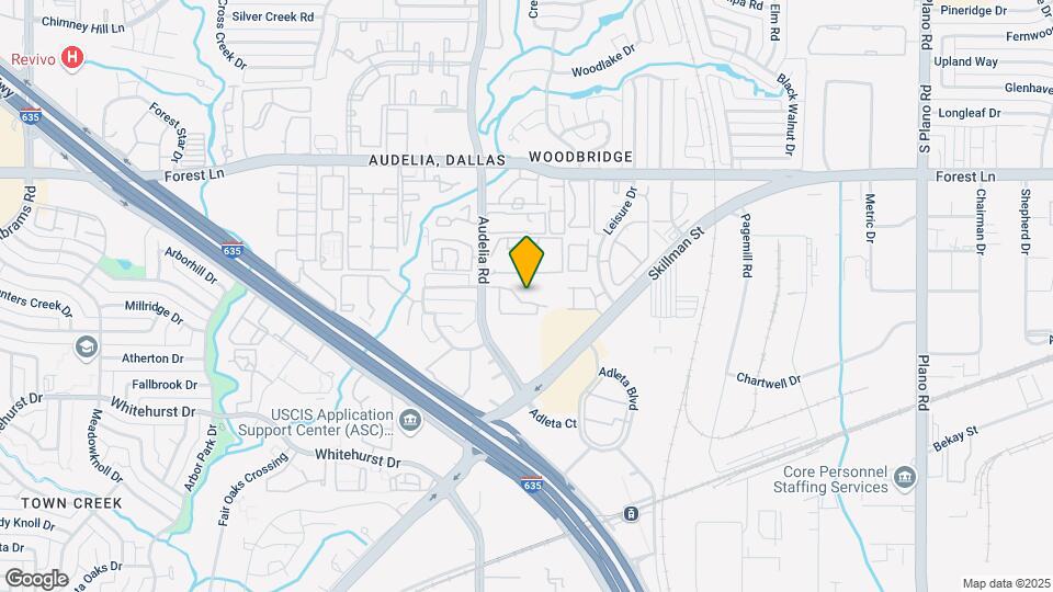 11450 Audelia Rd, Unit 204 Mapa y Detalles de la Ubicación